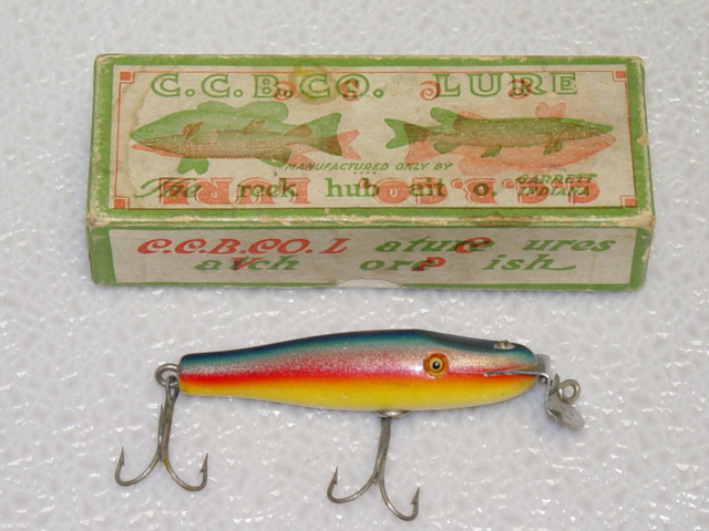 Vintage C.C.B. Co. Pikie Minnow Jointed Lure Creek Chub Bait Co